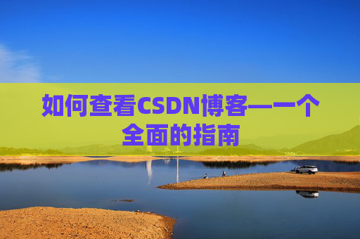 如何查看CSDN博客—一个全面的指南
